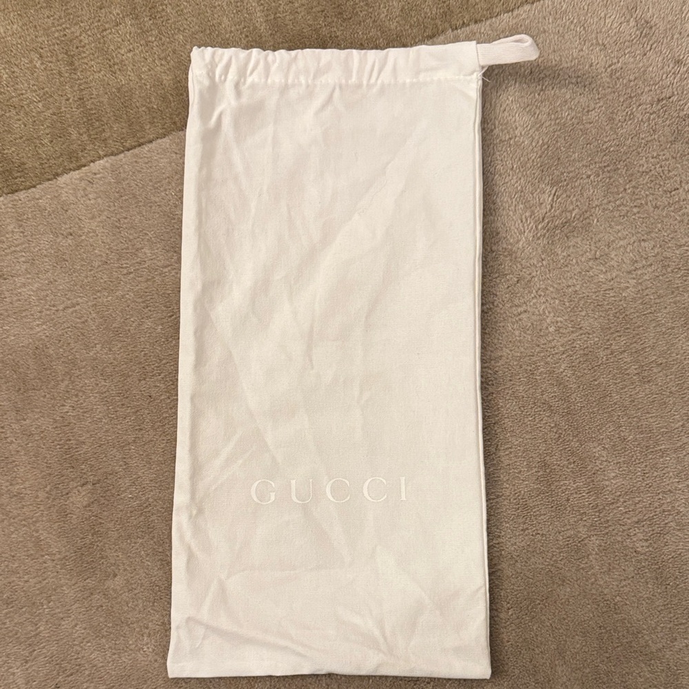 Gucci Cream shoe bag/Storage Pouch
